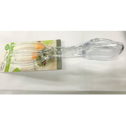 All For You 11.25" Salad Tongs, Clear Acrylic Serving Tongs