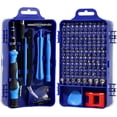 thumbnail image 1 of 115 in 1 Multifunctional Screwdriver Lengthen Manual Bit Combination Kit for Mobilephone Repairing Electronic Maintenance Hand Tools Kits with Flexible Extension Shaft Bar Tweezers Pry Tool Card Remov, 1 of 8