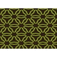thumbnail image 1 of Ahgly Company Machine Washable Indoor Rectangle Transitional Dark Yellow Green Area Rugs, 3' x 5', 1 of 7