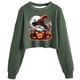thumbnail image 1 of Ailaofu Women's Sweatshirt Fall Halloween Lantern Long Sleeve Pullover Spooky Season Sweatshirt, 1 of 2