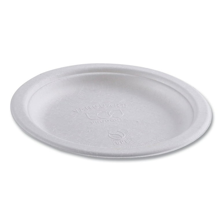 Vanguard Renewable and Compostable Sugarcane Plates, 6 Vanguard Renewable and Compostable Sugarcane Plates, 6