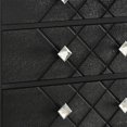 thumbnail image 3 of Vini 52 Inch Modern Glam Tall Dresser Chest, 5 Drawers Diamond Knobs, Black, 3 of 6