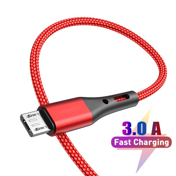 3 Pack 66ft Micro Usb Cable Android Charger Micro Usb Cable Fast Charging Android Charger Cord 8842