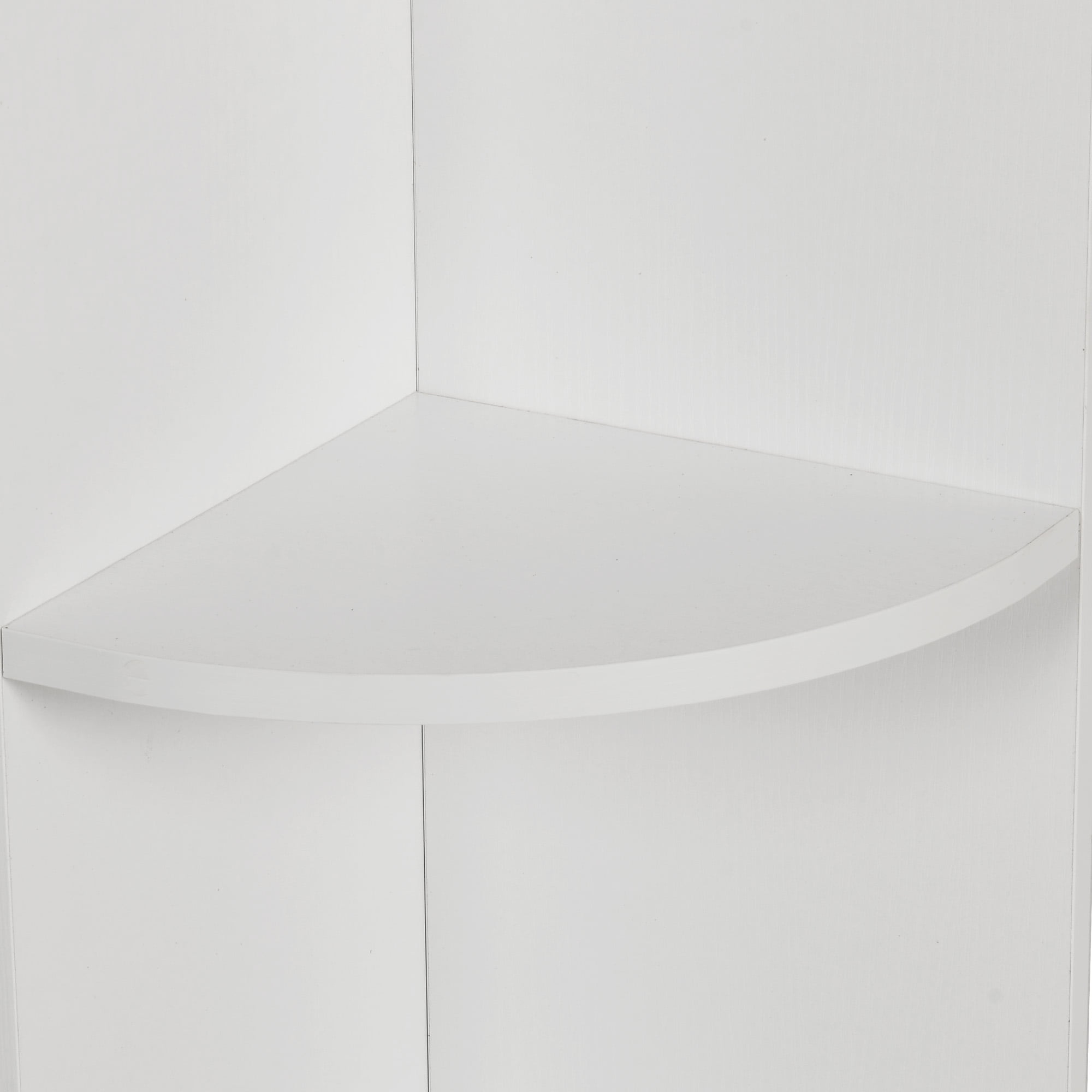 Uforic 6 Tier Bookshelf with LED Light, 70.8 " Modern White Bookcase, L-Shaped Bookcase Corner shelf Storage Organizer Display Shelf for Home Office, Living Room,Bedroom