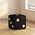thumbnail image 1 of Small Footstool, Sofa Tea Stool, Change Shoes Bench, Footrest Stepstool, Padded Seat Wooden Legs,Creative Lamb Wool Cushion,Soft Shoe Seat Step Stool for Living Room, Bedroom, Couch, Entryway, 1 of 1