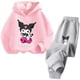 thumbnail image 4 of Conjunto de sudadera con capucha para deportes al aire libre para niños y niñas de 3 a 14 años con dibujos animados de Hello Kitty Kuromi, 4 of 4