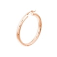 thumbnail image 3 of 14K Rose Gold 4x40mm Round Tube Polished Hoops - Women, 3 of 4
