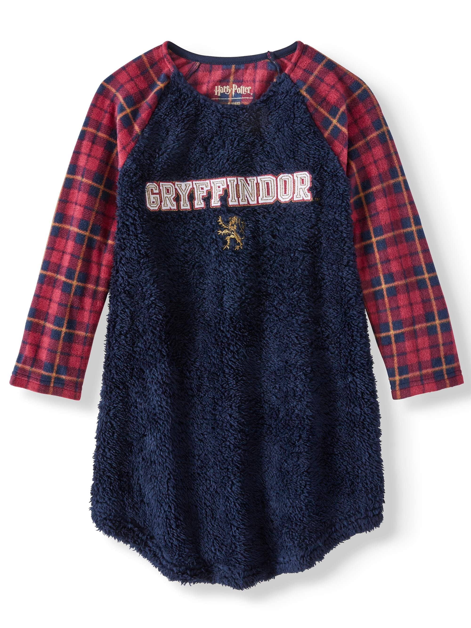 Harry Potter Gryffindor Plush Raglan Nightgown Guam Ubuy