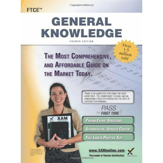 Pre-Owned FTCE General Knowledge Teacher Certification Study Guide Test Prep (Paperback) 1607873354 9781607873358