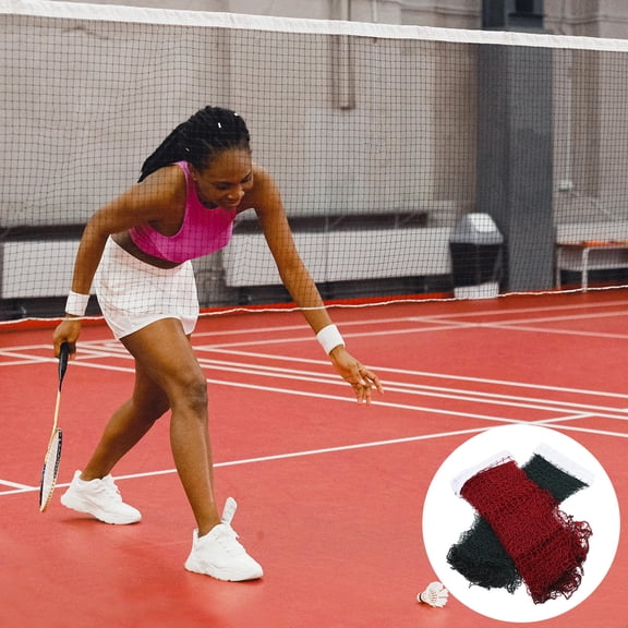 FOMIYES 2Pcs Portable Sports Net for Badminton and Volleyball Outdoor Indoor Use with Folding Feature