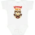 thumbnail image 3 of Inktastic Pug Dog Loved by a Pug Boys or Girls Baby Bodysuit, 3 of 5
