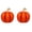 Orange-2Pcs, variant on 2Pcs Giant Pumpkin Mylar Foil Balloon Inflatable Decoration, Orange Pumpkin Party Balloon for Halloween Autumn Harvest Thanksgiving Birthday Baby Shower Party Supplies 23.6x22.8 Inch