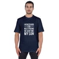 thumbnail image 1 of Inkmeso T-shirt à Col Rond pour Homme, Graphique Imprimé « J'ai Demandé à Dieu Mon Meilleur Ami, Il m'A Envoyé Mon Fils », Tee pour Père Fils Amour, 1 of 7