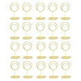 thumbnail image 1 of Justharion 20pack/lot Double Circle Photo Holder For Party Table Centerpieces Smooth And Smooth Veneer Wont, 1 of 6
