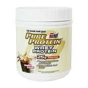 Pure Protein, 100% Whey Protein Shake Powder, Vanilla Cream - 1 lb