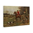thumbnail image 4 of Stupell Industries Vintage Hunting Party Dogs People Painting Wrapped Canvas Art Print Wall Art, 45 x 30, 4 of 8