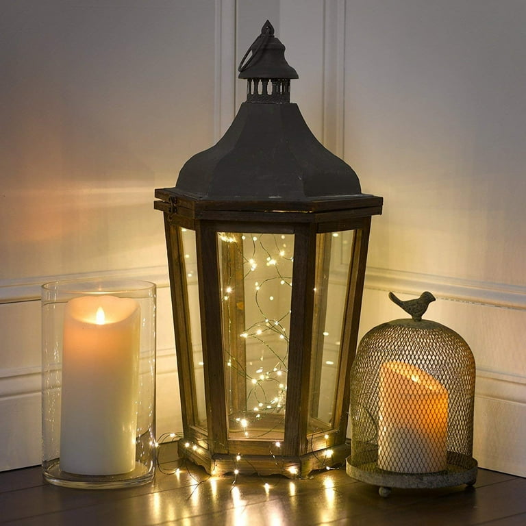 Luminara - Flameless LED Candle - Glass Mason Jar With Lid - Ivory