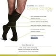 thumbnail image 6 of Sigvaris Well Being 186 Men's Casual Cotton Knee High Socks 15-20 mmHg, 6 of 6