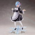 thumbnail image 2 of New Re:Zero Winter Maid Rem Cat Ears Maid Costume Colorful Anime PVC Doll ARTIST MASTERPIECE 7" Tall, 2 of 6