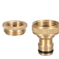 thumbnail image 4 of Manguera de jardín conector rápido Piezas de ajuste de la tubería Conexión del conector del grifo para la lavadora de jardinería de jardinería Diámetro interno de 2 cm, 4 of 8