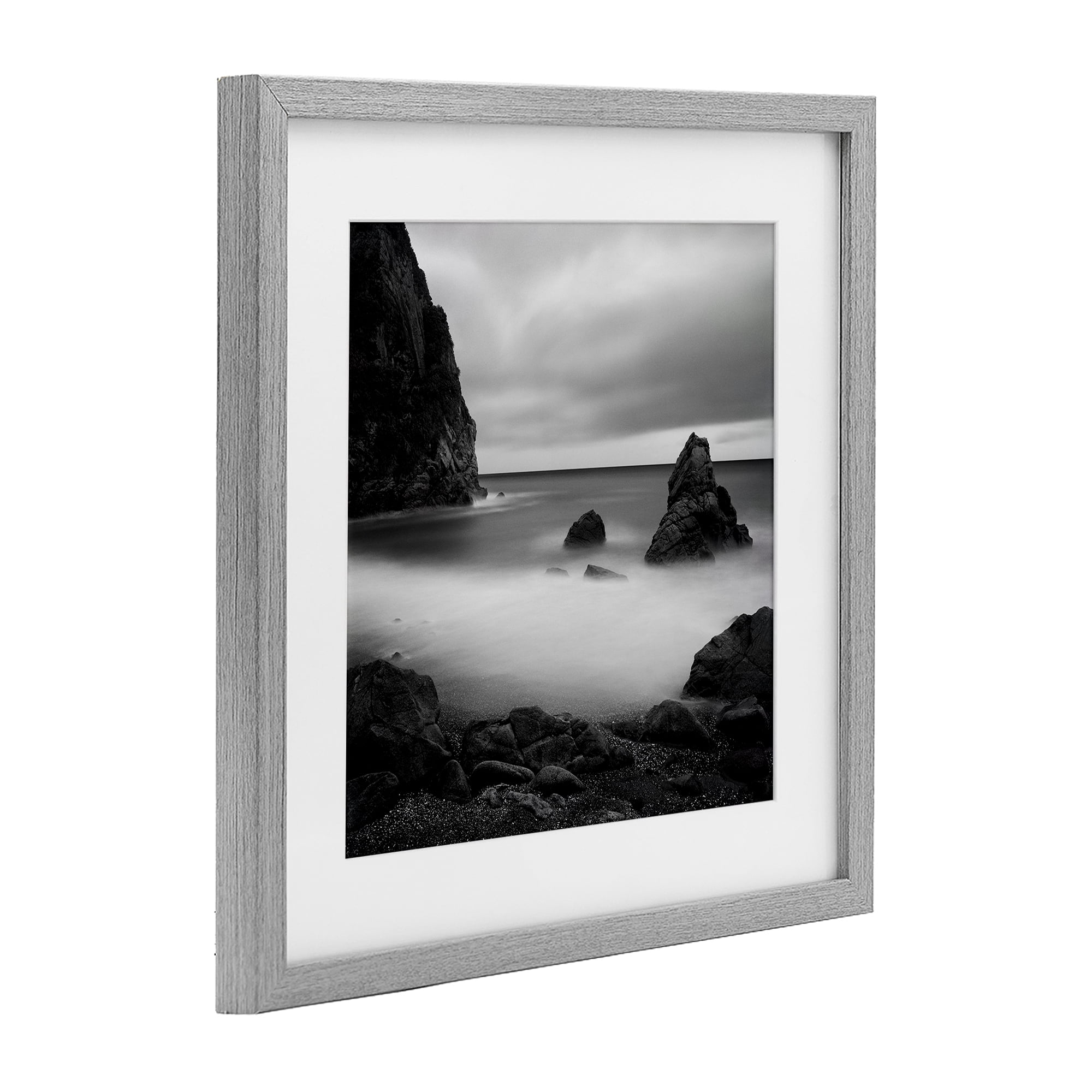 Stupell Industries Clear To The Horizon Gray Framed Print Under Glass, design by Chip Forelli