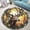 Mystical Stag 1, variant on Circle Area Rug, Easter Foxs 2 Washable Non-Slip Floor Carpet, Soft Rug for Living Room Bedroom Decor 24 Inch
