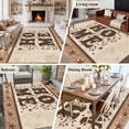 thumbnail image 5 of Country Area Rugs 5'x8', Washable Small Throw Rugs for Classroom Bedroom, Texas Star Plants Branches Berry Farmhouse Retro Indoor Outdoor Rug Non-Slip Low Pile Carpet Runner Reversible Floor Mats, 5 of 8