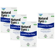4 Pack - Natural Eyes, Complete Eye Relief, Fast Dissolving Tablets, Dryness, Redness, Irritation, Watering and Burning, 48 Count