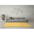 thumbnail image 3 of Ahgly Company Indoor Rectangle Abstract Brown Modern Area Rugs, 6' x 9', 3 of 4