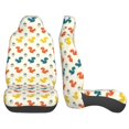 thumbnail image 3 of Sikiie Colorful Squirrel Car Seat Protector 2 Pack Car Seat Cushion Mat, Car Seat Covers for SUV, Truck, Van, 3 of 7