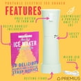 thumbnail image 2 of PREMIUS Rechargeable Cordless Hawaiian Shaved Ice Maker, Snow Cone Machine, Mint, 2 of 9