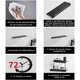 thumbnail image 5 of Estante de ducha Estante de ducha sin taladrar, paquete de 2 estantes de baño, estantes de cesta de ducha de aluminio autoadhesivos para baño cocina, negro, varios tamaños, 5 of 5