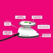 Steamfast i3 Travel Steam Iron for Clothes, Nonstick Soleplate, Compact and Portable, 375W, White