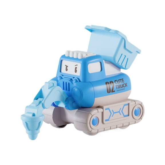 RUIG Friction Powered Cars, Push and Go Trucks Toy, Baby Animal Pull Back and Go Truck Toys, Cars Toys for 1, 2, 3 Year Old Boys, Girls, Birthday Gifts for Toddlers, Preschools, Kids