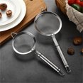 thumbnail image 4 of JMYHOAM Kitchen Gadgets Stainless Steel Oil Coland er Spoon Multi-functional Filter Spoon Stainless Steel Fine Mesh Wire Oil Skimmer Strainer Net-XL Home and Kitchen, 4 of 6