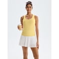 thumbnail image 7 of RUNNING GIRL Women’s Open Back Workout Tank Top Sleeveless Athletic Tennis Shirt Yoga Running Top Sportswear, 7 of 7