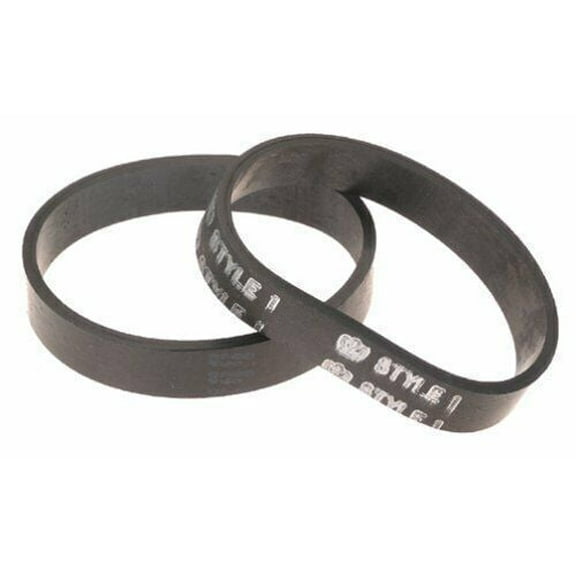 Dirt Devil Style 1 Vacuum Belt (2-Pack), 3157260001, Black