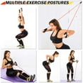 thumbnail image 3 of Exercise Resistance Bands with Handles, Professional Workout Bands for Physical Therapy, Strength Training, 3 of 3