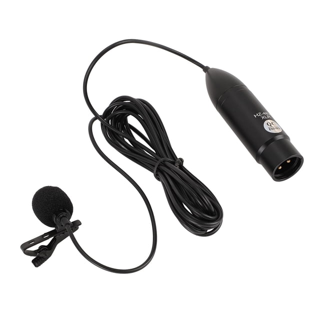 Micrófono De Solapa, Micrófono Lavalier Con Reducción De Ruido Mono Omnidireccional Power De 48 V Para Transmisión En