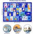 thumbnail image 3 of Terrug Kids Rugs ABC Alphabet Carpet Playmat, Word Educational Area Rug, Non, 3 of 8