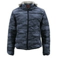 thumbnail image 2 of Maximos Men's BAH BAH Removable Hood Camouflage Print Puffer Jacket Green S, 2 of 2