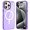Purple, variant on Magnetic Clear for iPhone 15 Plus Case Compatible with Magsafe [Non-Yellowing] Slim Transparent Soft TPU for Women Men Protective Phone Cases Cover for iPhone 15 Plus Blue