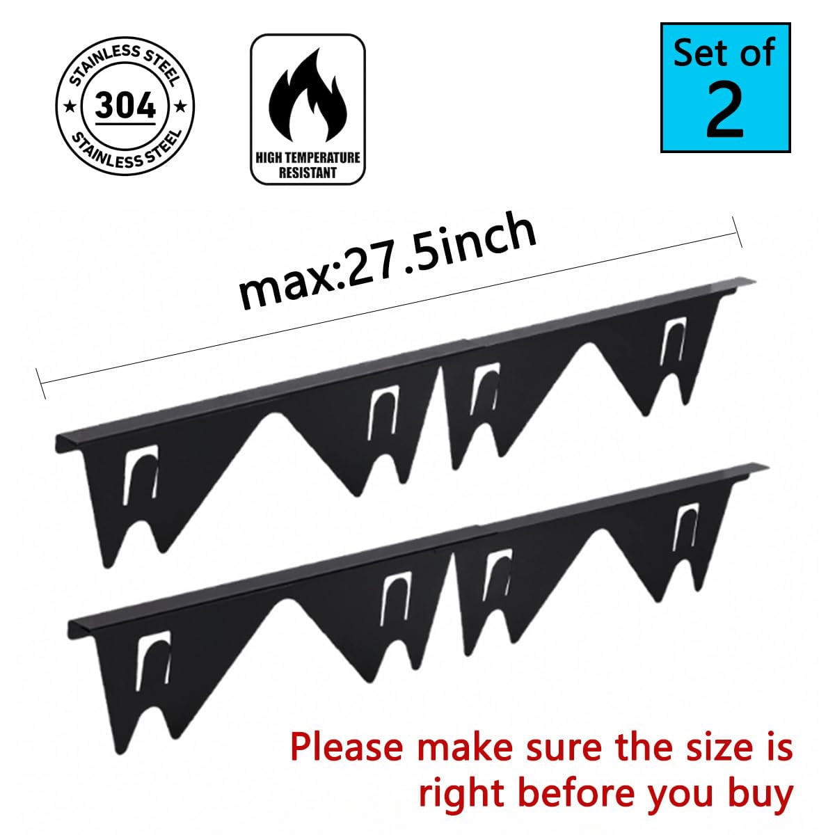 2 Pack Stove Gap Filler Easy Retractable Length 13.8" to 27.5", Stove Gap Covers Stainless Steel, Heat Resistant Guard Between Stove Top & Counter,Width 0.79" Range Trim Kit