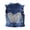Blue A, variant on Toddler Girl Jacket Cute Sleeveless Button Down Denim Vest Spring Fall Lapel Waistcoat with Pockets 12M-10Y