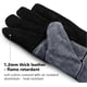 thumbnail image 3 of Barbecue Gloves, Leather Protective Barbecue Gloves, Oven Gloves, Perfect for Grill BBQ Kitchen Cooking Oven Fireside Fireplace, 3 of 5