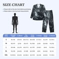 thumbnail image 4 of Kdxio Forest Black Ghost Warrior Men’s Pajama Set Pajamas For Men 2 Piece PJ Set with Men Pajama Pants and Long Sleeve T-Shirt Lounge Set-XX-Large, 4 of 7