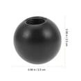 thumbnail image 2 of FUTUREORYY 6pcs Lamp Finial Decoration Black Metal Lamp Finials for Home Decoration Simple Style, 2 of 8