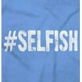 thumbnail image 2 of Hashtag Selfish Love Myself Quote Women's Plus Size Graphic Tee Brisco Brands 2X, 2 of 5