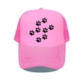 thumbnail image 2 of Spring Summer Dog Cat Paw Printed Hip Hop Hat Cute Animal Foot Mesh Trucker Hats Creature Pet Shop Gifts Paw Snapback Caps YP04956-60cm for adult Gao Jinjia LED, 2 of 2