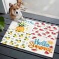 thumbnail image 4 of Summer Fruit Area&nbsp;Rug 2x3ft Pineapple Watermelon Non-Slip&nbsp;Washable Square&nbsp;Rugs Soft Felt Indoor Floor Mat for Bedroom Kitchen Living Room Bathroom, 4 of 9